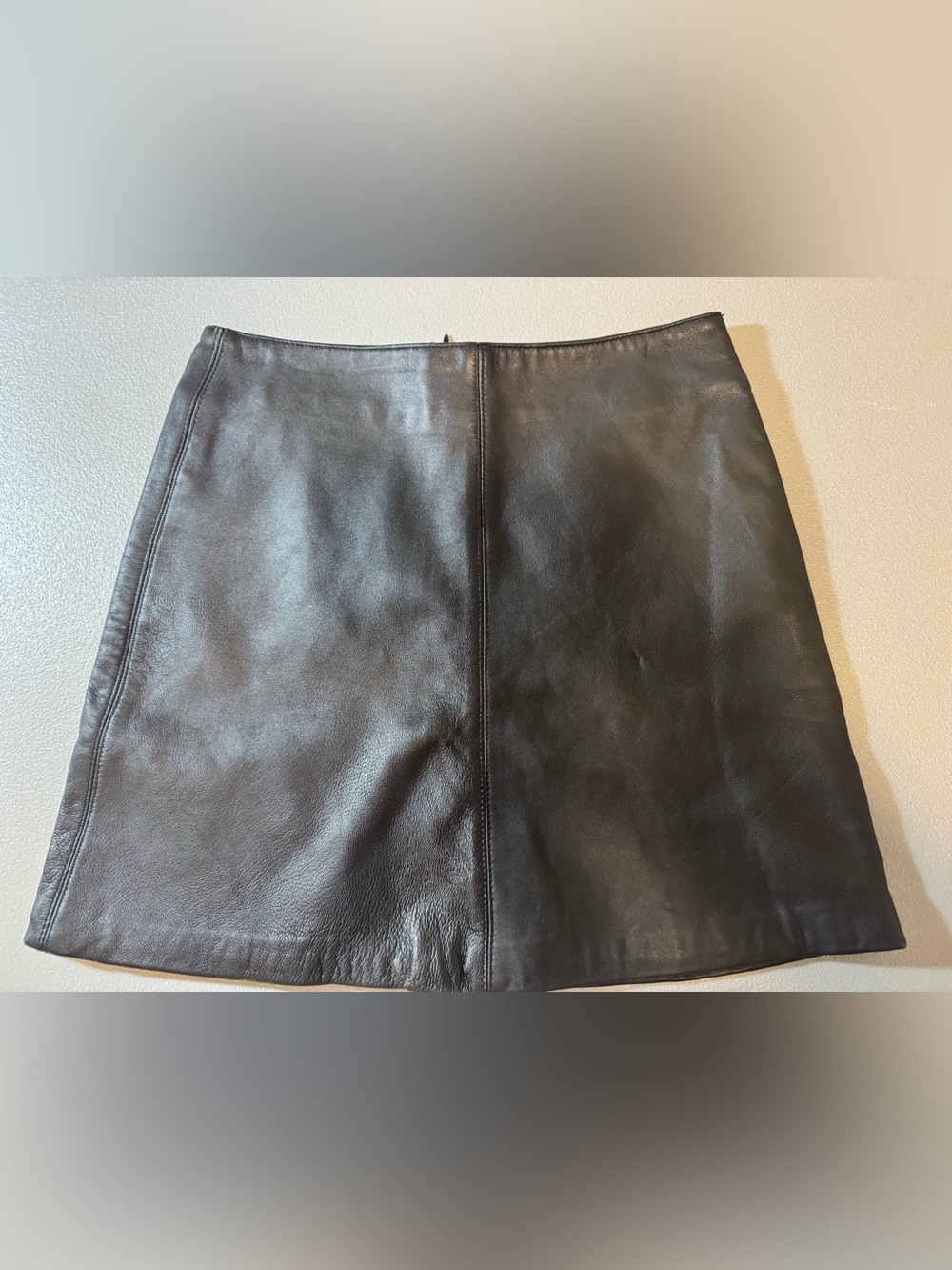 Rampage Black 100% Genuine Leather Mini Skirt size 3